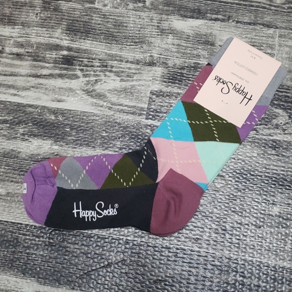 Happy Socks Accessories - HAPPY SOCKS WOMEN'S ARGYLE SOCKS